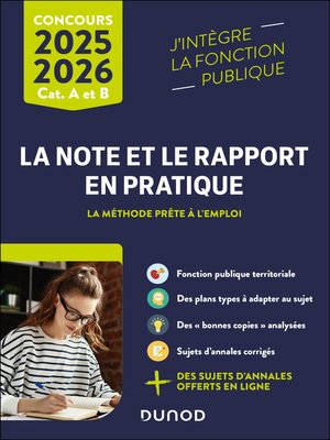 cover image of La note et le rapport en pratique, 2025-2026